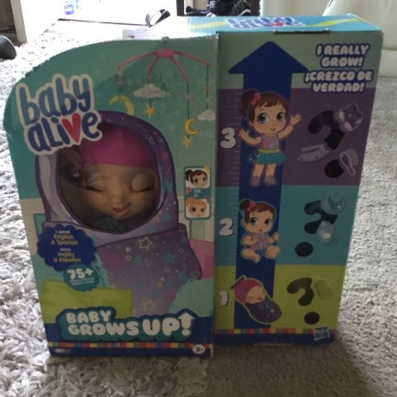 Baby Alive Baby Grows Up Doll - Purple - Picture 1 of 9